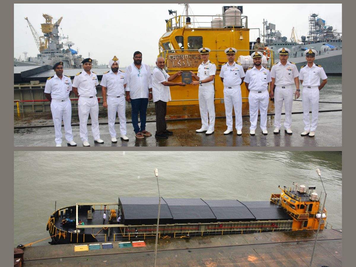 INS Tunir पर तैनात किया गया पहला एमसीए बार्ज और एलएसएएम 7: पढ़ें क्या है पूरी ख़बर