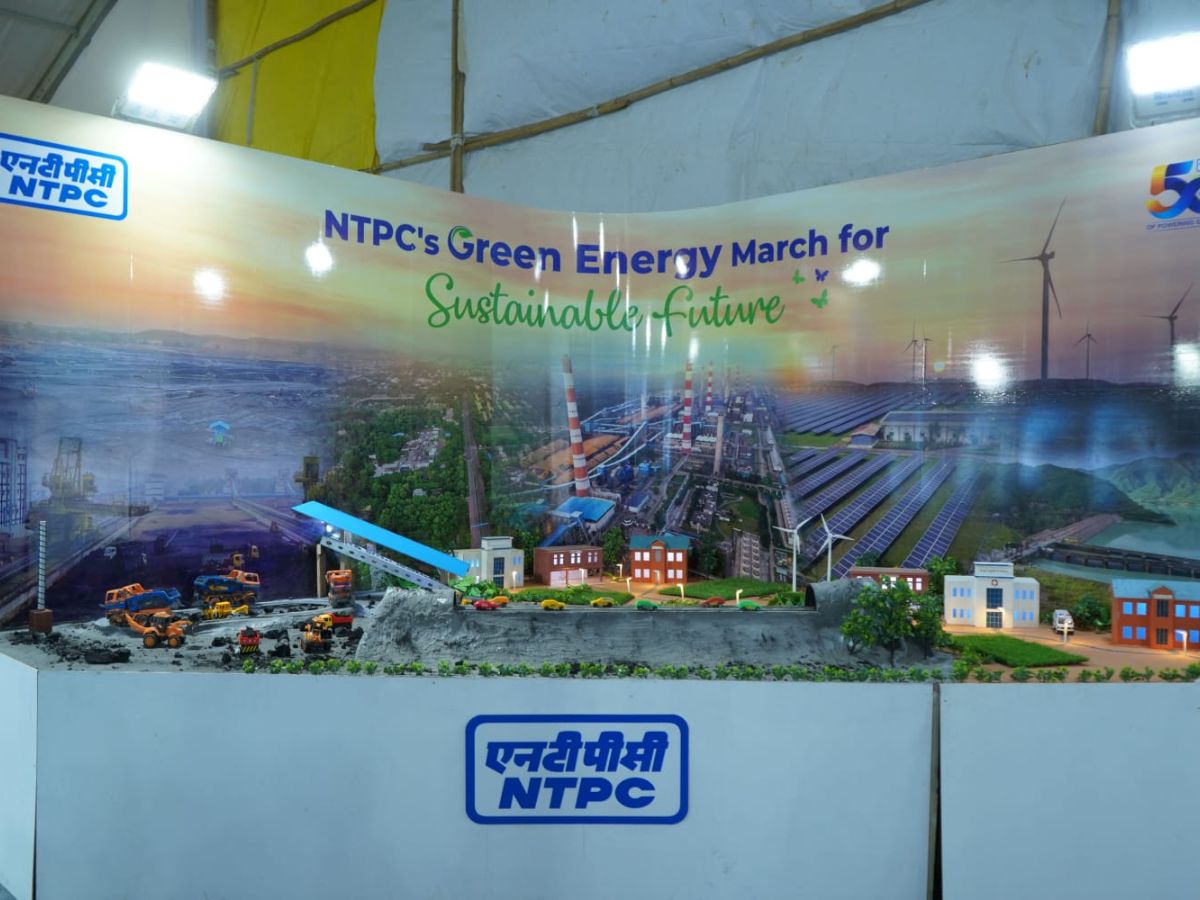 NTPC विंध्याचल और खर्गोन ने मिलकर किया शानदार मेगा पविलियन का निर्माण