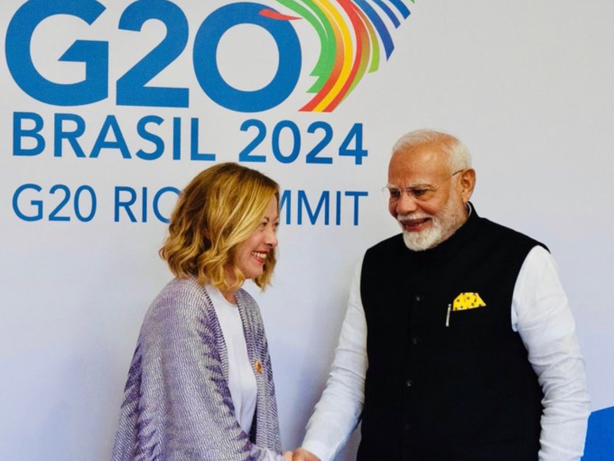 PM मोदी ने G20 सम्मेलन में इटली की PM मेलोनी से मुलाकात की